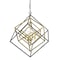 Z-Lite Euclid 4 Light Chandelier, Olde Brass + Bronze 457-4OBR-BRZ - alternate 6